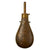 Original U.S. Mexican-American War Copper Batty Peace Powder Flask by N.P. Ames with Broken Spout - Dated 1838 Original Items