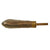 Original U.S. Mexican-American War Copper Batty Peace Powder Flask by N.P. Ames with Broken Spout - Dated 1838 Original Items