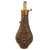 Original U.S. Civil War Era American Flask & Cap Company Unusual Shaped Embossed Hunter Copper Powder Flask - Functional Original Items