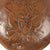 Original U.S. Civil War Copper Batty Peace Powder Flask by Batty Brothers - Dated 1847 - First Year of Production