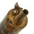 Original U.S. Civil War Brass Small Federal Eagle Pocket Revolver Powder Flask Original Items