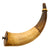 Original U.S. Revolutionary War Era “Two-Tone” Powder Horn with Threaded Flat Plug Original Items