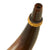 Original U.S. Revolutionary War Era “Two-Tone” Powder Horn with Threaded Flat Plug Original Items