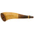 Original U.S. Revolutionary War Era “Two-Tone” Powder Horn with Threaded Flat Plug Original Items