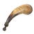 Original U.S. Revolutionary War Era Powder Horn with Original Wooden Plug & 30 Crude Nail Construction Original Items