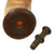 Original U.S. Revolutionary War Era Powder Priming Horn with Threaded Wooden Knob Original Items
