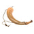 Original U.S. Revolutionary War Era Powder Priming Horn with Original Leather Carrying Strap & Wooden Stopper Original Items