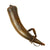 Original U.S. American Revolutionary War Era Outstanding Rifleman’s Bag Set with Two Powder Horns & Shot Pouch - Fantastic Carved Stopper on Powder Horn Original Items