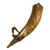 Original U.S. American Revolutionary War Era Outstanding Rifleman’s Bag Set with Two Powder Horns & Shot Pouch - Fantastic Carved Stopper on Powder Horn Original Items