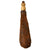 Original U.S. or British War of 1812 Era Shot Bags with Bone Spouts & Wooden Plugs - Dated 1809 - Lot of Three Original Items