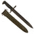 Original U.S. WWII M1 Garand 10 inch Bayonet by PAL with M7 Scabbard Original Items