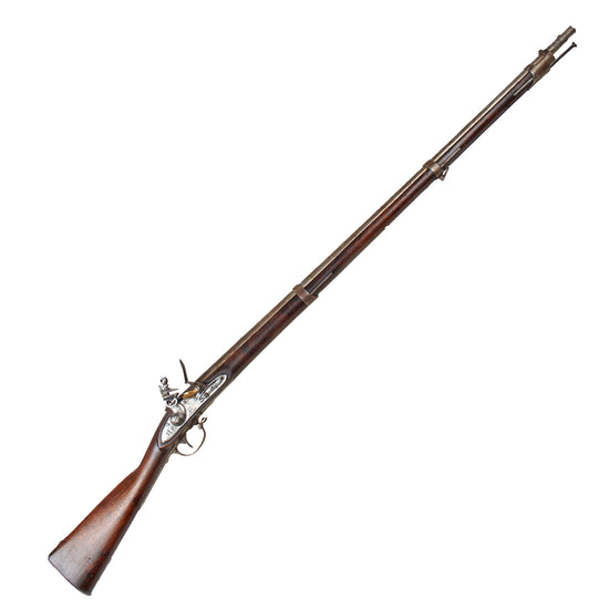 Original U.S. Springfield Model 1816 Contract Musket by Lemuel Pomeroy Dated 1830 - Flintlock Reconversion Original Items