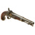 Original U.S. Model 1836 Flintlock Cavalry Pistol by Asa Waters Converted to Percussion with Stock Cartouches - dated 1844 Original Items