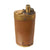 Original U.S. Mexican-American War Era Pistol Flask with Powder & Patch Compartments & Bullet Mold - Powder Retained Original Items