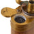Original U.S. Mexican-American War Era Pistol Flask with Powder & Patch Compartments & Bullet Mold - Powder Retained Original Items
