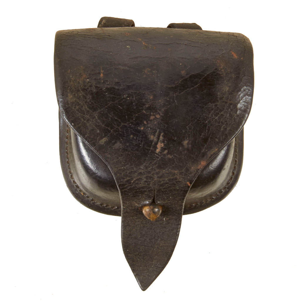 Original U.S. Civil War Federal Percussion Cap Box Pouch with Caps Still Inside
