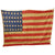 Original U.S. Civil War Incredibly Rare 35-Star Flag 1863-1865 with Hand-Stitched Stars - Linen-Mounted for Museum Display - 68 x 88” Original Items