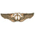 Original U.S. WWII AAF Sterling Silver Technical Observer Wings - Wartime Patented Butterfly Pinbacks Original Items