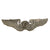 Original U.S. WWII AAF Sterling Silver Observer Wings Field-Modified into Glider Pilot Wings - Pinback Original Items