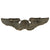 Original U.S. WWII AAF Sterling Silver Observer Wings Field-Modified into Glider Pilot Wings - Pinback Original Items