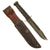 Original WWII U.S. Navy Mark 2 Blade Marked KA-BAR Fighting Knife by Union Cutlery with Leather Scabbard Original Items