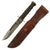 Original WWII U.S. Navy Mark 2 Blade Marked KA-BAR Fighting Knife by Union Cutlery with Leather Scabbard Original Items