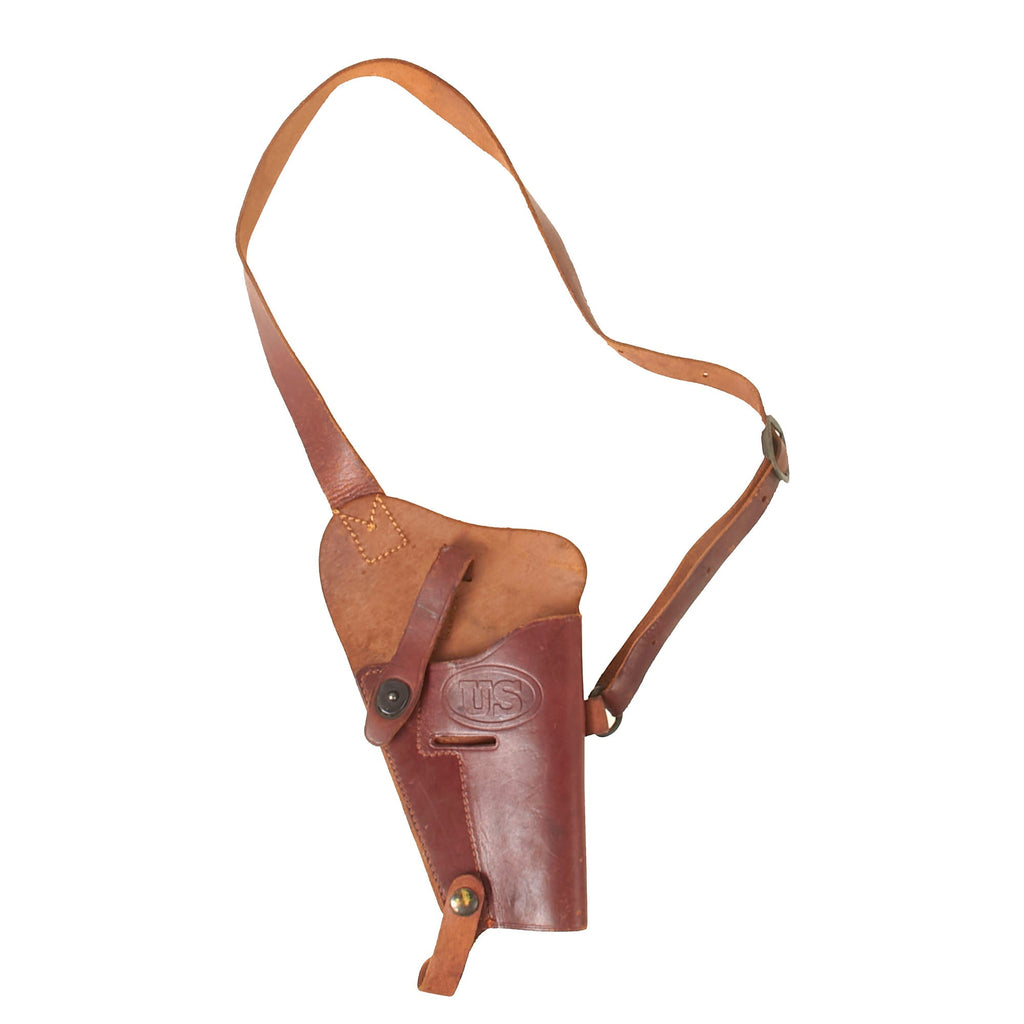 Original U.S. WWII M3 Colt 1911 .45 Tanker Shoulder Holster by Enger-Kress Original Items