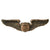 Original U.S. WWII AAF Sterling Silver Pilot Wings Hand-Altered for Glider Pilot - Pinback by American Emblem Co. Original Items