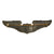 Original U.S. WWII AAF Sterling Silver Pilot Wings Hand-Altered for Glider Pilot - Pinback by American Emblem Co. Original Items