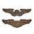 Original U.S. WWII US Army Air Forces Aviator Sterling-Marked Aircrew & Service Pilot Wings by LGB - Lot of 2 Original Items