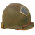 Original U.S. WWII “Blue Devils” 88th Infantry Division Painted McCord Fixed Bale M1 Helmet with Scarce Matching Hawley Paper Co. Liner - Initialed FRP Original Items