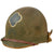 Original U.S. WWII “Blue Devils” 88th Infantry Division Painted McCord Fixed Bale M1 Helmet with Scarce Matching Hawley Paper Co. Liner - Initialed FRP Original Items