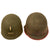 Original U.S. WWII Named Engineer Painted M1 Schlueter Fixed Bale Front Seam Helmet with Matched Firestone Liner - Lieutenant Painter - Excellent Original Items