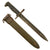 Original U.S. WWII M1 Garand 10 inch Bayonet by PAL with M7 Scabbard Original Items