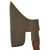Original French Colonial Period Blacksmith Hand Forged Trade Broadaxe with Globus Cruciger Blacksmith Markings & Period Shaft Original Items