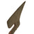Original French Colonial Period Blacksmith Hand Forged Trade Broadaxe with Globus Cruciger Blacksmith Markings & Period Shaft Original Items