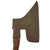 Original French Colonial Period Blacksmith Hand Forged Trade Broadaxe with Globus Cruciger Blacksmith Markings & Period Shaft Original Items