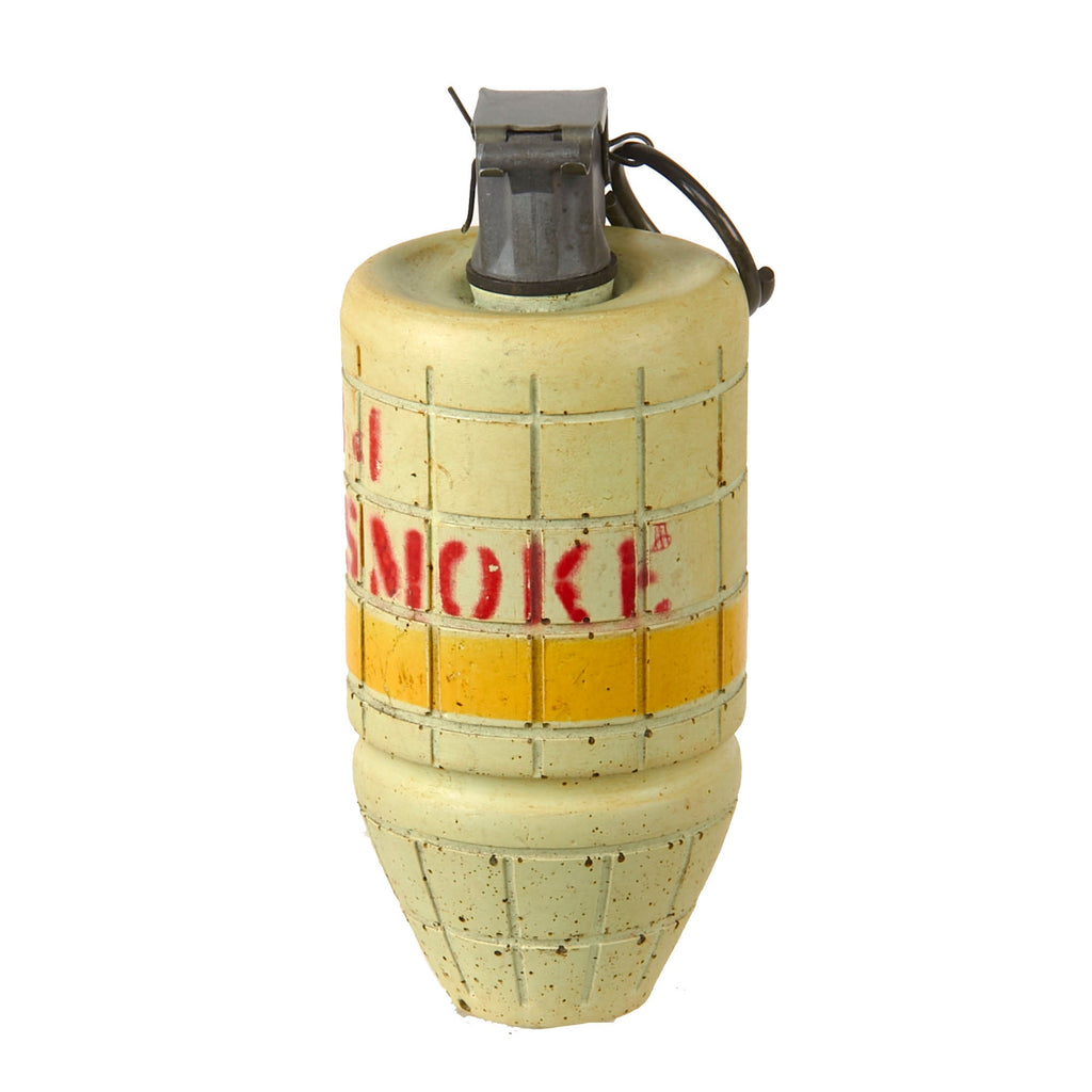 Original Vietnam War Era U.S. M34 Willie Pete Smoke Incendiary Inert Grenade EOD Recognition Trainer Original Items