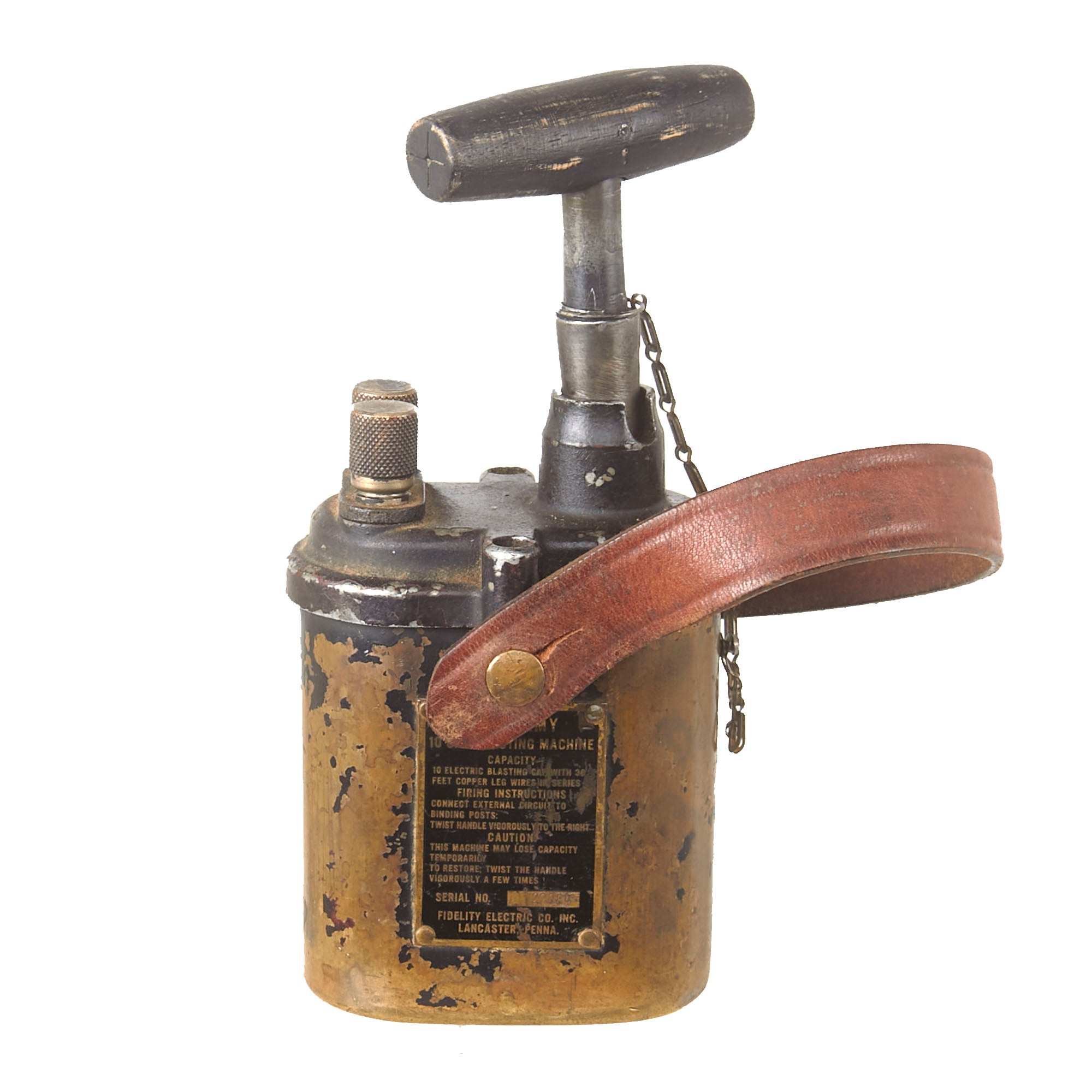 Original U.S. WWII D-Day Army 10 Cap Blasting Machine by Fidelity Elec ...