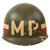 Original U.S. Vietnam War 504th Military Police Battalion Worn WWII M1 Helmet Liner by Firestone - Unit Saw Combat in Vietnam Original Items