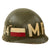 Original U.S. Vietnam War 504th Military Police Battalion Worn WWII M1 Helmet Liner by Firestone - Unit Saw Combat in Vietnam Original Items