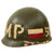 Original U.S. Vietnam War 504th Military Police Battalion Worn WWII M1 Helmet Liner by Firestone - Unit Saw Combat in Vietnam Original Items