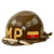 Original U.S. Vietnam War 18th Airborne Corps & 3rd Army Military Police Battalion Lieutenant’s Ingersoll M1 Helmet with Westinghouse / CAPAC Liner and Chin Strap Original Items