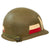Original U.S. Vietnam War 759th Military Police Battalion Ingersoll M1 Helmet with Matching Painted Liner Original Items