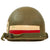 Original U.S. Vietnam War 759th Military Police Battalion Ingersoll M1 Helmet with Matching Painted Liner Original Items