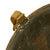 Original U.S. WWII Navy Painted Damage Control or Supply Battalion Rear Seam Swivel Bale M1 Helmet with Westinghouse Liner Original Items
