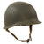 Original WWII U.S. Navy Painted Front Seam Fixed Bale McCord M1 Helmet with Seaman Paper Company Liner Original Items