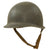 Original WWII U.S. Navy Painted Front Seam Fixed Bale McCord M1 Helmet with Seaman Paper Company Liner Original Items