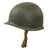 Original WWII U.S. Navy Painted Front Seam Fixed Bale McCord M1 Helmet with Seaman Paper Company Liner Original Items