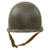 Original WWII U.S. Navy Painted Front Seam Fixed Bale McCord M1 Helmet with Seaman Paper Company Liner Original Items
